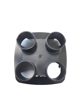 Крышка корпуса воздушного отопителя 5 кВт пластик (торцевая) на 4 сопла